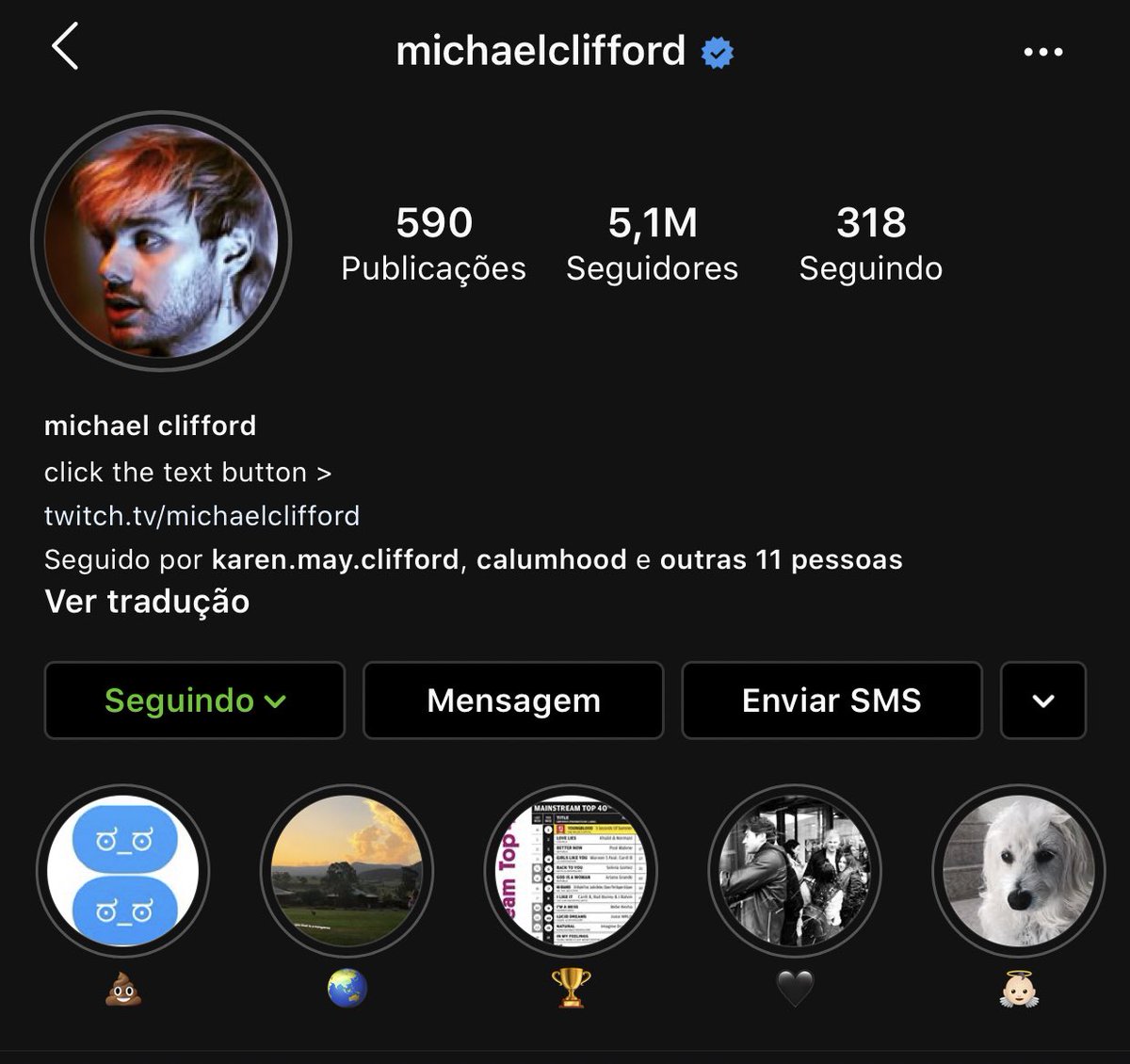 michael has one set on his instagram just dedicated to fans.