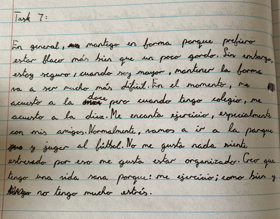 bolhs_mfl's tweet photo. Y10 Spanish are completing great work at home; "gracias" for the work submitted so far 🥰. I miss our lessons! Examples from Holly, Evan 10SLN and Celyn 10BHR 💛🇪🇸. @BYear10 https://t.co/8f3x2YeadT