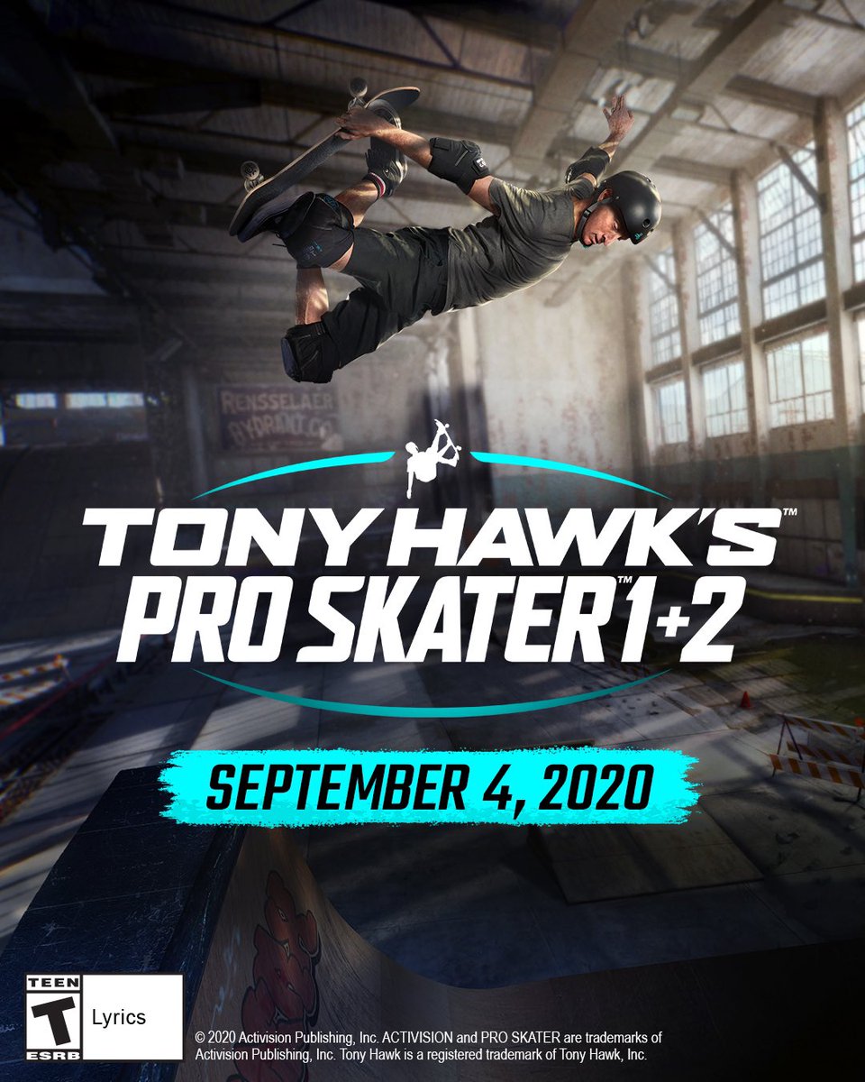 Activision представила ремейк первых двух частей Tony Hawk's Pro Skater