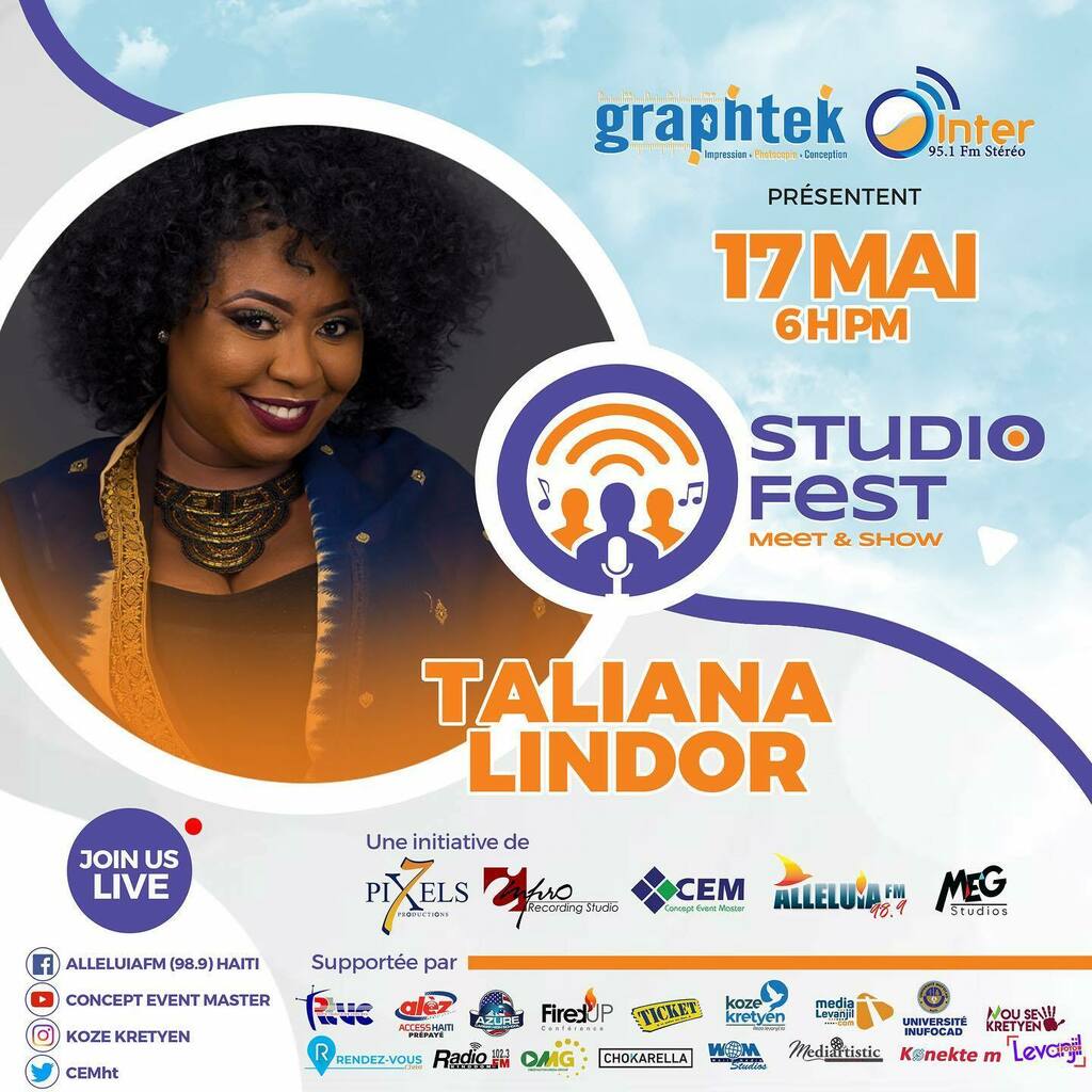 Anprentberwin's tweet photo. Ou te mande pou li. Nou ba ou l.
Nan moman saa plis ke jamè, nou bezwen Bondye soufle sou nou!
Taliana Lindor pare pou pase yon bèl moman adorasyon ak ou.
Di yon zanmi sa!
#Studiofest #Meetandshow https://t.co/uzMfpdaaZD https://t.co/5D2i6OcpZS