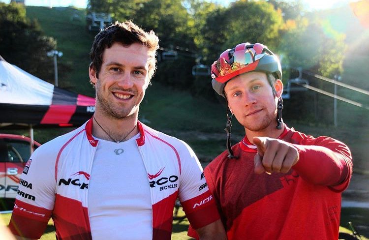 CyclingCanada's tweet image. Who is more competitive? Who is more creative? Who’s the better cook? Learn all that and more tomorrow as mountain bike power brothers @Petey__D and @QuintonDisera go live on our Instagram at 12pm EDT!