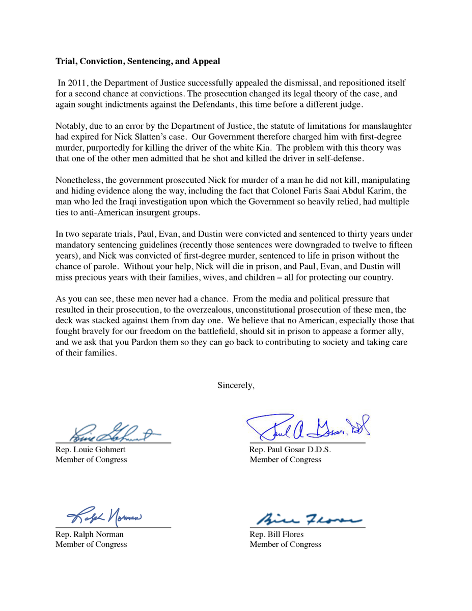 JFWCaucus's tweet photo. We are proud to announce our support for decorated U.S. veterans, Dustin Heard, Evan Liberty, Nicholas Slatten and Paul Slough and respectfully call upon President Trump to issue pardons for these brave men.  #Biden4 #Raven23 https://t.co/9ds4JyAGiz