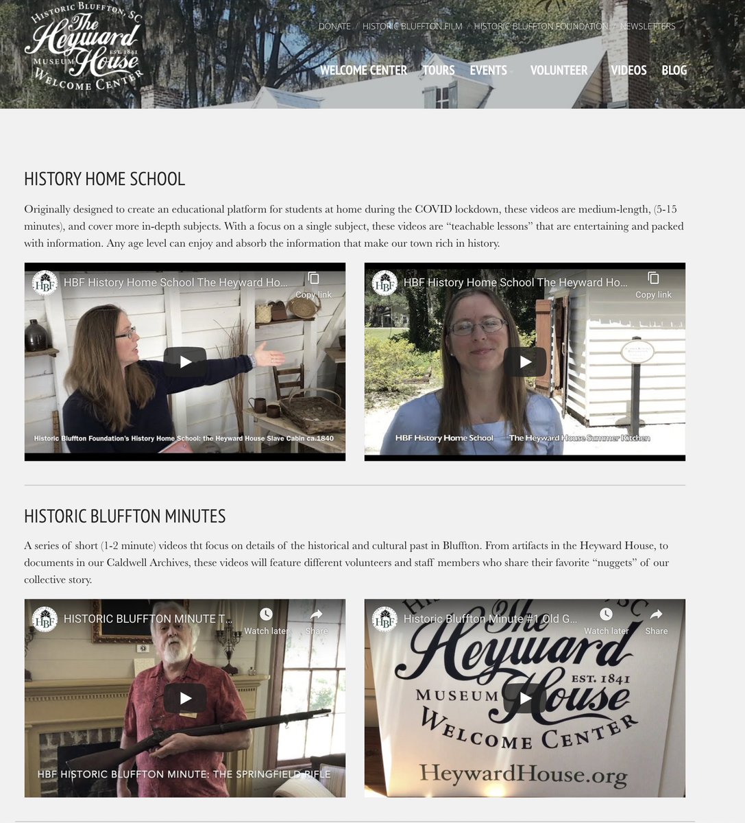 Heyward House: Bluffton's Welcome Center & Museum tweet media