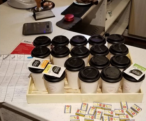 Thanks to <a href="/SaborEspresso/">SaborEspresso</a> for putting smiles on our faces with their fantastic coffees and teas. Great business neighbours and #coffeeshop and in #downtownsimcoe