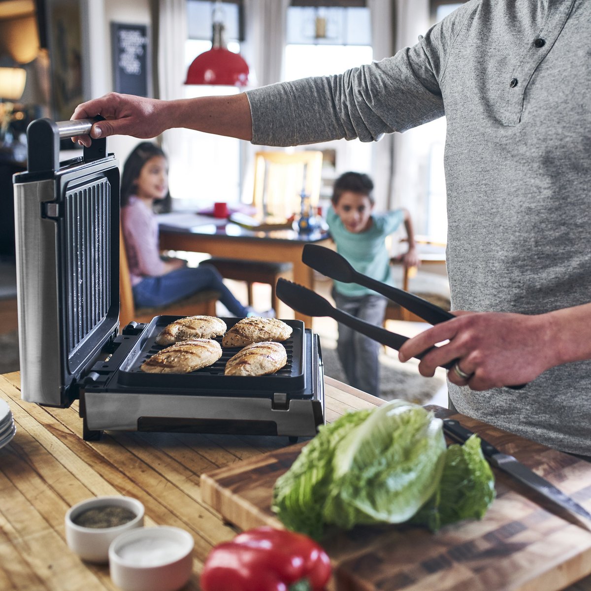 Foreman Smokeless Digital Smart Select, Family Size, 42 OFF