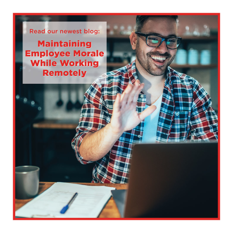 AlphaGraphics's tweet photo. With the competing demands that come with working remotely and having kids at home, it’s easy for employees to feel burned out. Use these tips to help prevent burnout and boost morale while working from home. https://t.co/z9nQOQDdzD https://t.co/zI9NGCwhAr