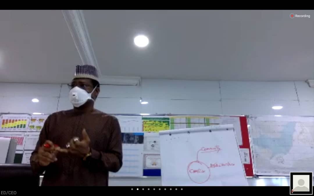 NphcdaNG's tweet photo. When Covid-19 turns Executive Director to a lecturer 😁 https://t.co/9jVWQlkoLs