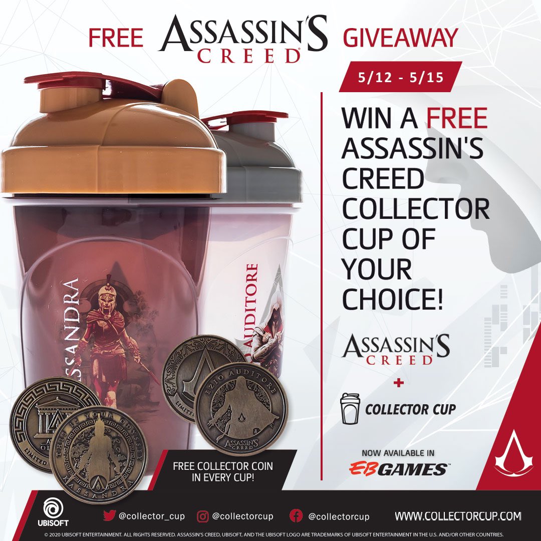 Collector_Cup's tweet photo. GIVEAWAY!
 
We’ve had the cinematic trailer of #AssassinsCreed Valhalla on repeat since its debut &amp; we’re toasting the next chapter in the series by hosting a giveaway! 4 winners will be chosen
 
To enter follow @Collector_Cup &amp; @assassinscreed RT &amp; Like
 
https://t.co/aW1QH0Ep5Y https://t.co/B4IlYAnEIk