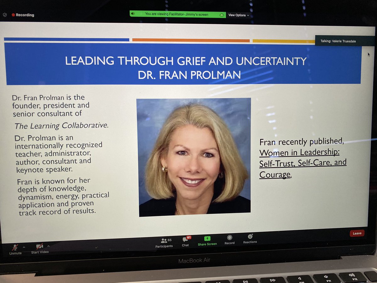 Aewallace8's tweet photo. Wow, I needed this...personally I am feeling so much for grief for all the loss our students are experiencing. So grateful to be able to learn how to lead through grief! This is awesome!! #AASAWELL https://t.co/SHdD1B7tFY