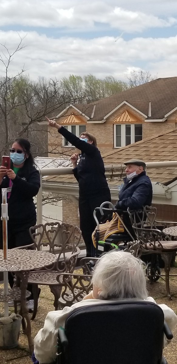 SchlegelVillage's tweet photo. @SandraValeriot1 @WaterlooWarbird Our team at The Village of Riverside Glen captured the moment that the @WaterlooWarbird flew over #Guelph for you Sandra. https://t.co/3gO2Y1174S