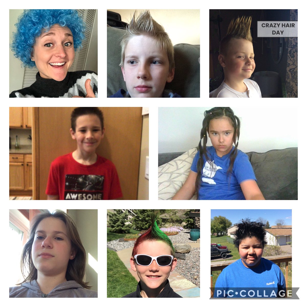 hintzePLS's tweet photo. #CrazyHairDay at its finest! #spikesfordays @GrainwoodPLS https://t.co/kpBEGmMuBU