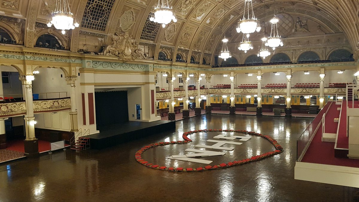 Today, on #InternationalNursesDay, we want to say a huge thank you to our wonderful NHS, and the incredible nurses that help power it. 💙

We've used tables and chairs in our Empress Ballroom to say THANK YOU to all of the nurses working hard to keep us safe. ✨