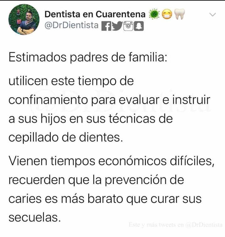 Caries96470106's tweet photo. Que sea un hábito para toda la familia 🦷 https://t.co/xUJSIU1PdS