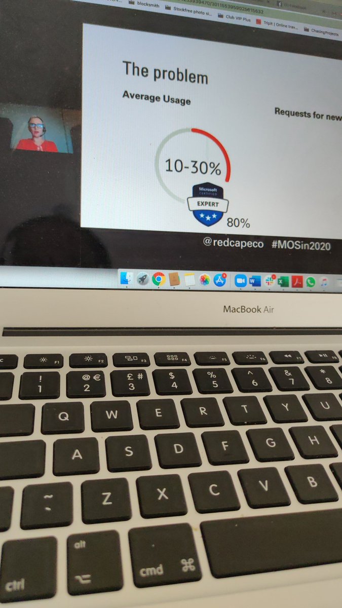 leaveitwithlava's tweet photo. Have been talking for years about becoming Microsoft Office Certified for years. Time to make it happen in 2020. Currently watching @redcapeco talk through why it's important and how to do it! #MOSin2020. https://t.co/cXKRhGmr0v