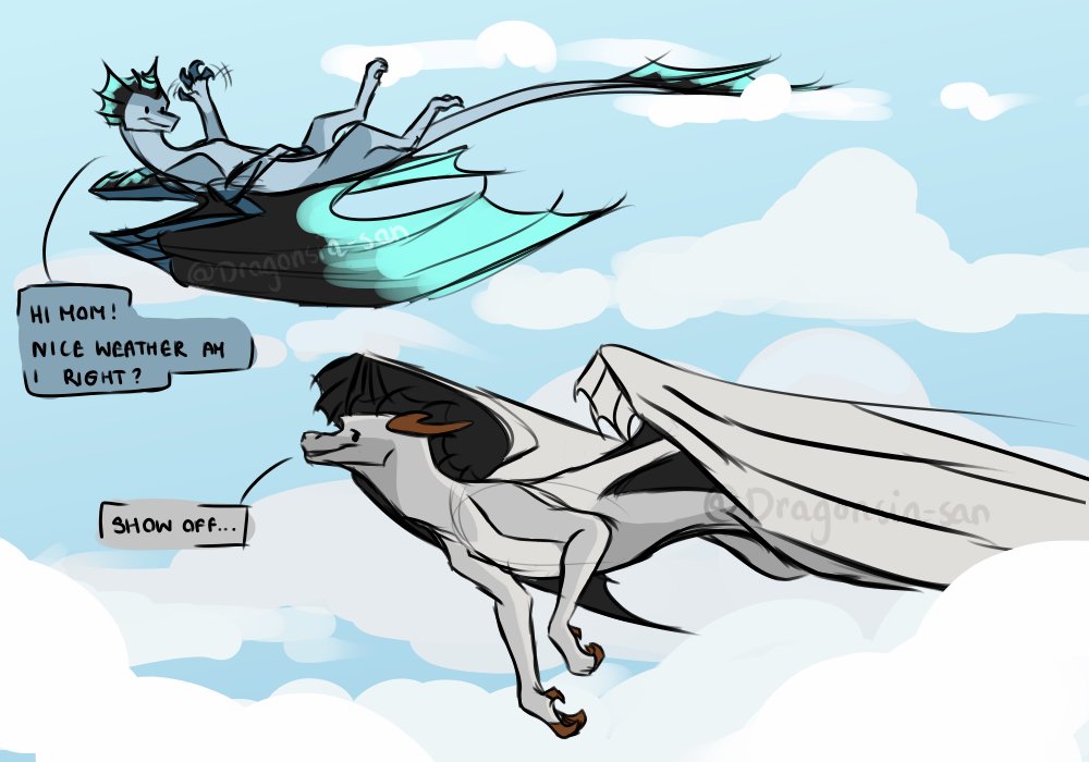 SowkaDraws's tweet photo. Some more doodles of the mother-son bond between the two, in the other au at least.
#Dragons #digitalart #noreena #silvee #silverion #purelightau https://t.co/ollAUMrCh9