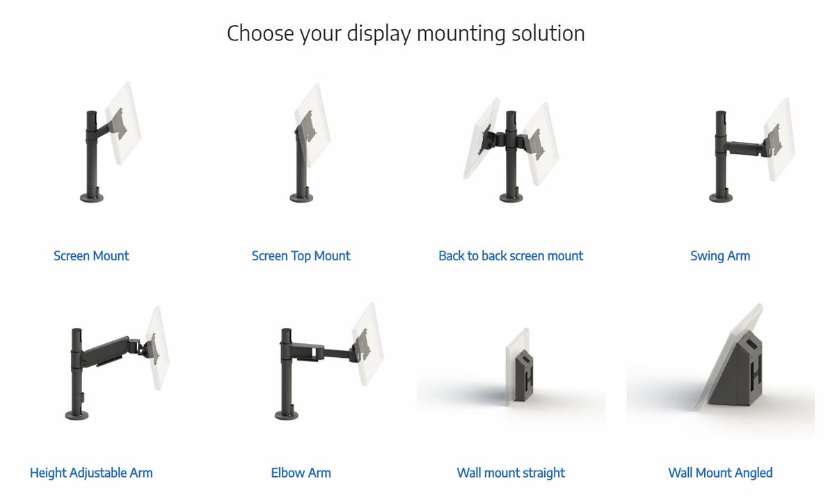SpacePole_Inc's tweet photo. What makes SpacePole #POSMounts different? It’s our flexibility to mix and match various components and elements into a fully customized #POSmountsolutions. See what works best for you. 
 https://t.co/Cfhuh05xQ9

 #Pos #Pointofpayment #PointofSale #PointofService https://t.co/dTEcbr2GyM