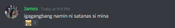 Name: James ParagasFacebook:  https://www.facebook.com/s4ntiago.04 members and discord promoting rape "if i get a million, ill go to korea and r*** mina**devil and me will f mina**we can have thr33some with jeongyeon*