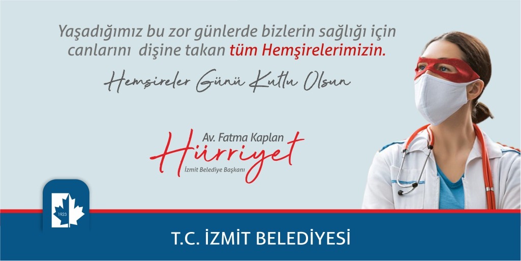 Fedakarlığınızı asla unutmayacağız. #HemşirelerGünü kutlu olsun.👩‍⚕️