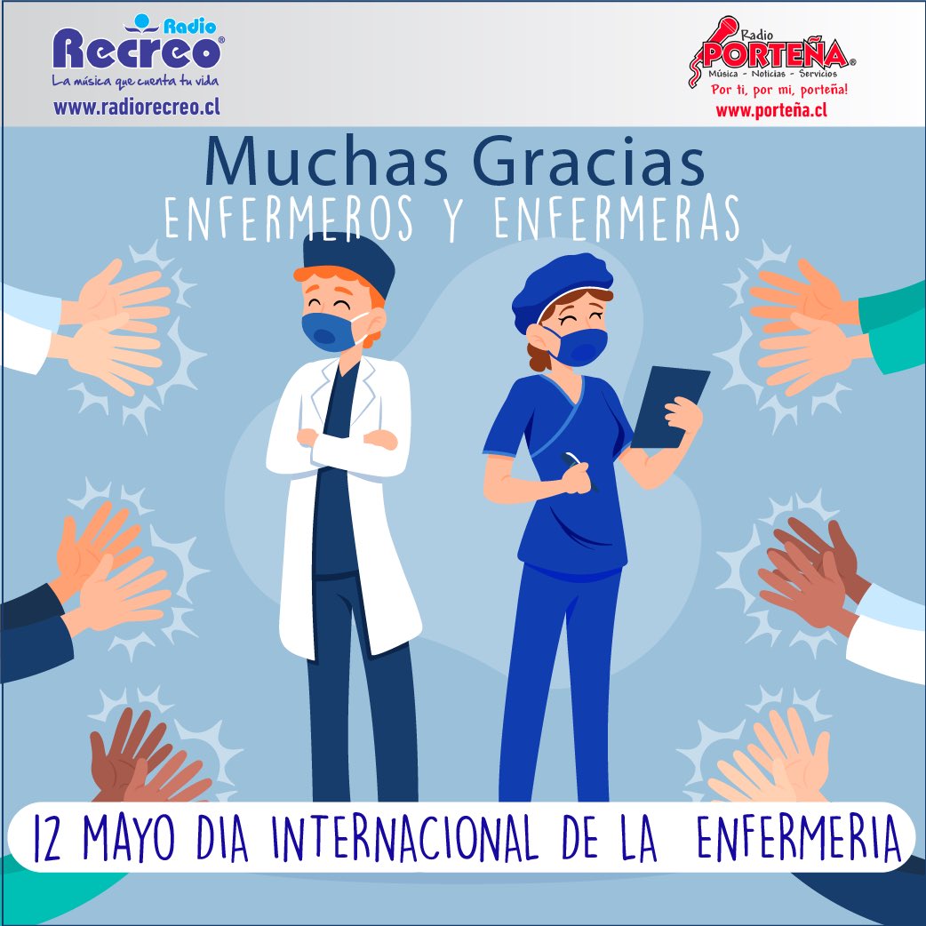 Uzivatel Radio Recreo Na Twitteru Gracias Enfermeras Y Enfermeros Por Todo Su Trabajo Y Vocacion De Servicio Dia Internacional De La Enfermeria Diainternacionalenfermeria Https T Co Yqdrqt34wr