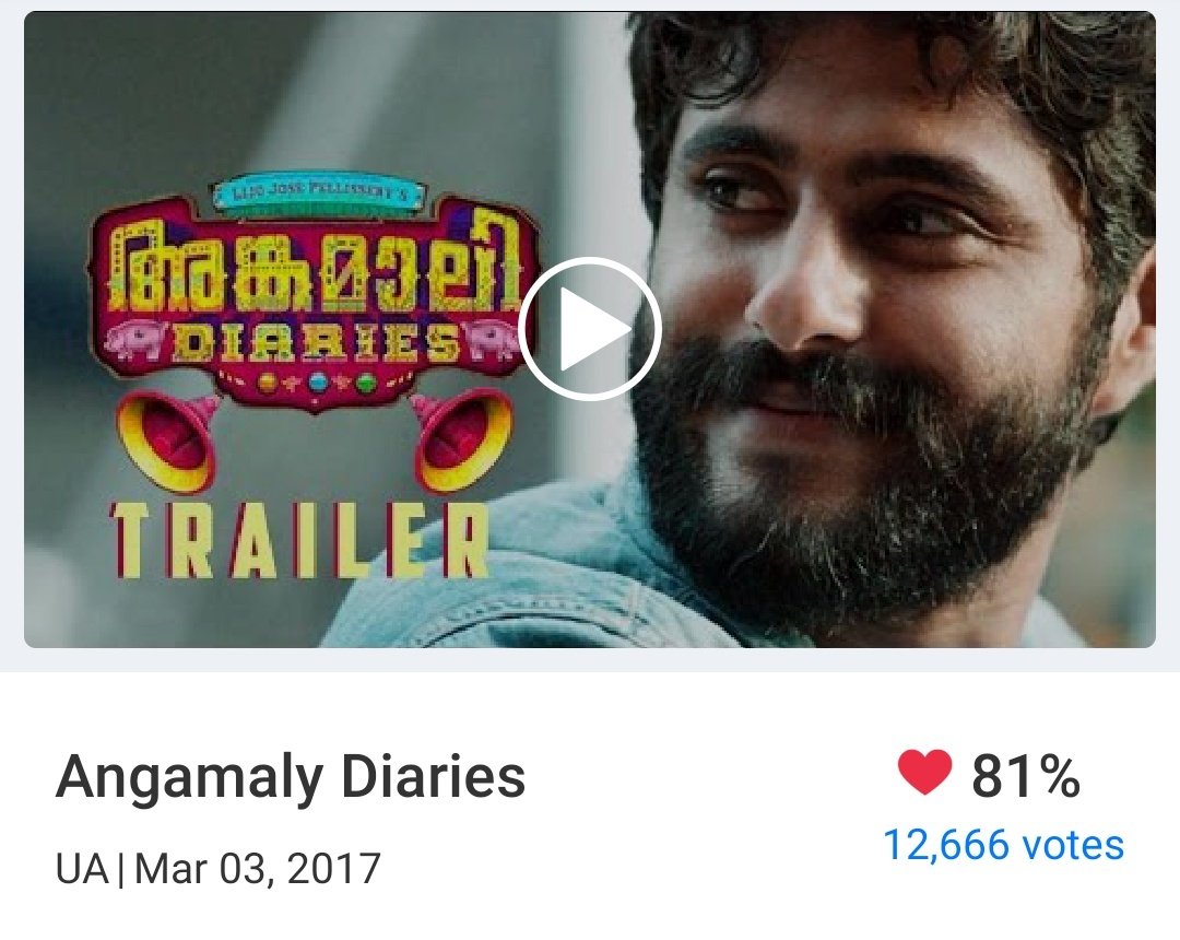 VJMSDAddict's tweet image. #AngamalyDiaries Verithanammm verithanammmmm🔥🔥🔥🔥🔥 especially that interval &amp;amp; Climax Sequence was🔥🔥🔥🔥🔥🔥🔥🔥
#Eeda Feel Good Emotional Love Film😍😍😍😍😍😍👌👌👌👌 Don&apos;t miss 👍👍👍
