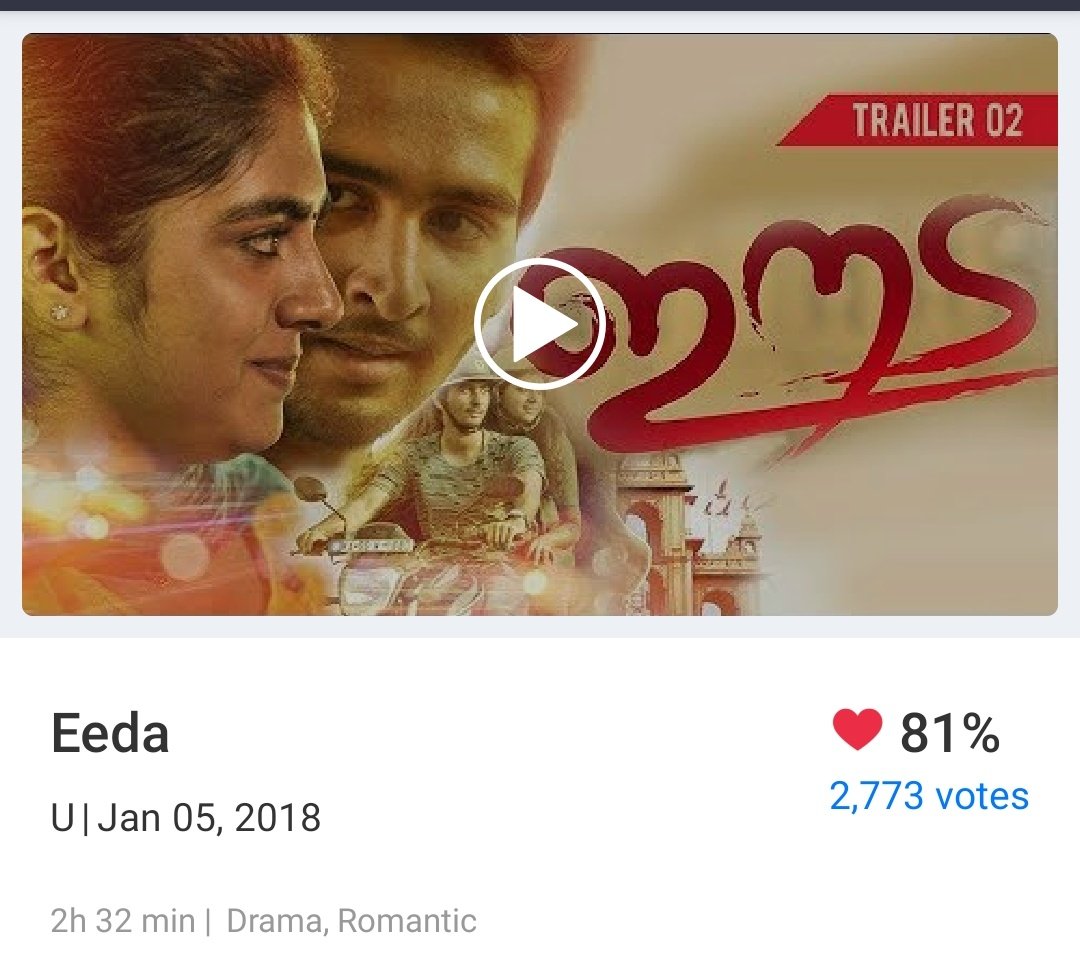 VJMSDAddict's tweet image. #AngamalyDiaries Verithanammm verithanammmmm🔥🔥🔥🔥🔥 especially that interval &amp;amp; Climax Sequence was🔥🔥🔥🔥🔥🔥🔥🔥
#Eeda Feel Good Emotional Love Film😍😍😍😍😍😍👌👌👌👌 Don&apos;t miss 👍👍👍