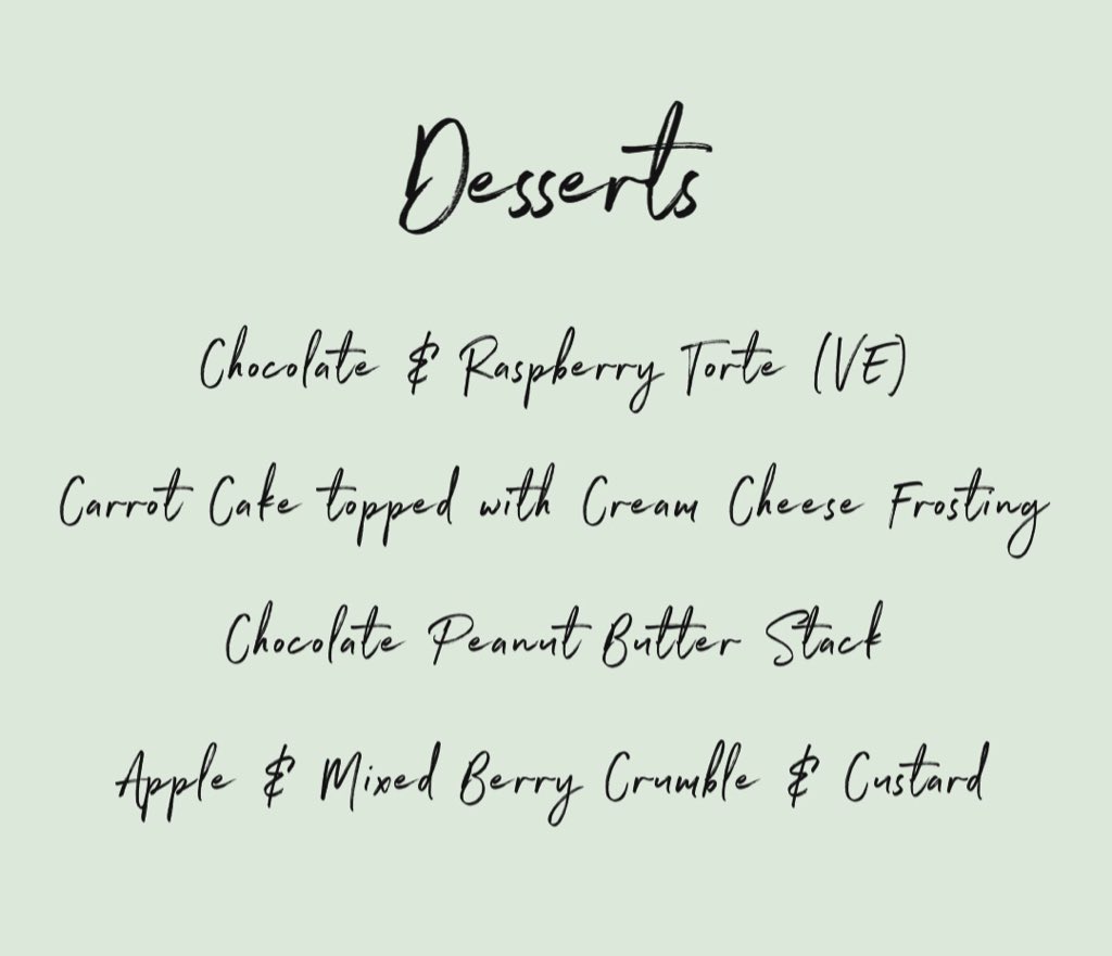 Pie Nights back this Thursday!
We’ll be selling takeaway pies for collection 5-8pm on a first come first served basis! All served with a choice of Mash or Chips with Veg &amp; Gravy. 
Pies £10 each &amp; desserts £4 each.
Card payment only. 
#takeaway #lockdown #pienight #supportlocal