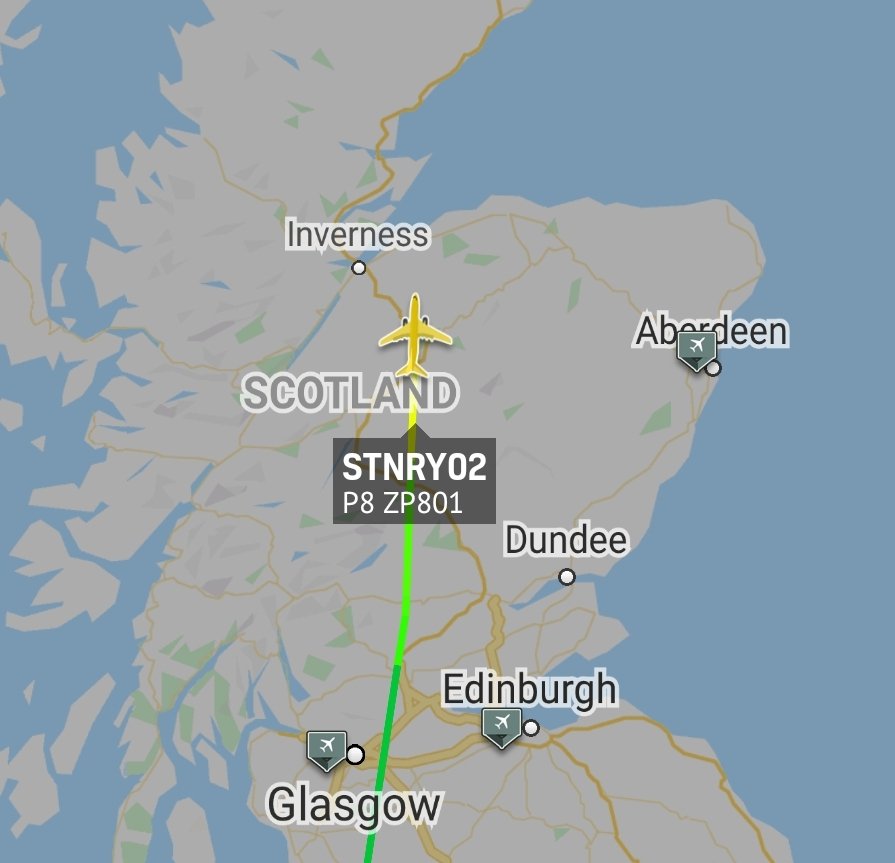 is_keelu's tweet photo. RAF
Boeing P-8A Poseidon
Spotted over #Scotland
#STNRY02 #ZP801 https://t.co/x90fb6RylO