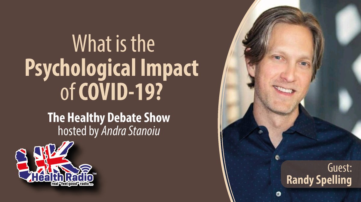 The Healthy Debate Show hosted by Andra Stanoiu on <a href="/ukhealthradio/">UK Health Radio™</a> - What is the #psychological impact of #COVID19? We talk about #wellbeing, #selfcare and family dynamics with <a href="/randyspelling/">Randy Spelling</a>, #lifecoach &amp; #strategist.👉🎙📻  bit.ly/3brl9M

#PsychologicalImpact #Corona