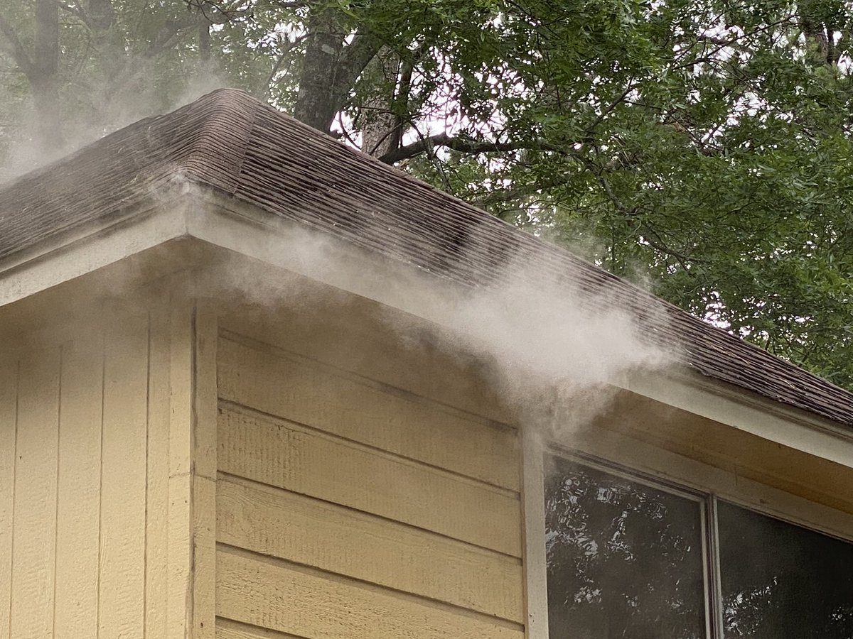 Springfdtx's tweet photo. Spring Firefighters are working a house fire this morning in the Fox Hollow subdivision. Avoid the area for your safety and theirs. #hounews https://t.co/xTVFXSs4bJ