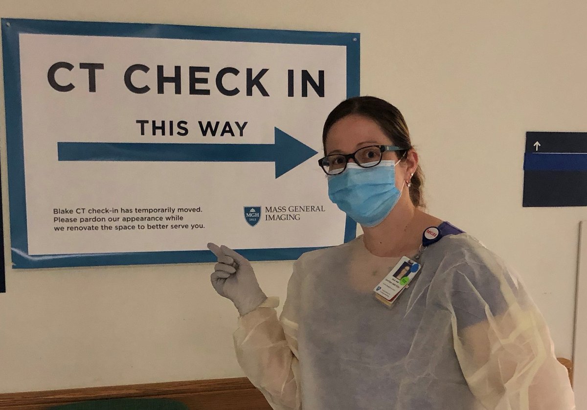 MGHGordon's tweet photo. Gordon Center Senior Research PET/CT Technologist, Julia Scotton, volunteered at the @MGHImaging CT department, which had increased need due to chest CT being used for screening and monitoring of #COVID19 patients. Read about her experience at the link:
https://t.co/ezVQPJCmNa https://t.co/FYhUzvfpbZ