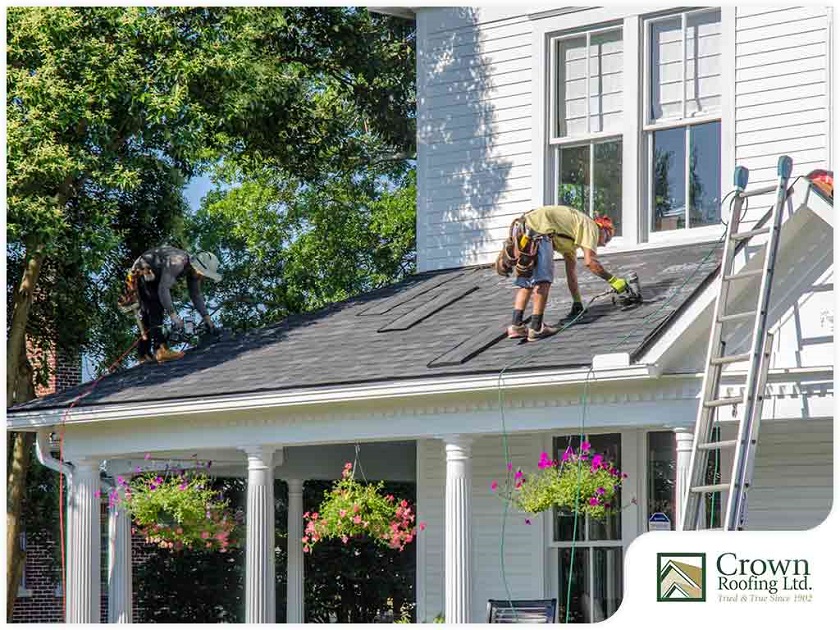 CrownRoofing's tweet photo. Here’s what you should expect during a typical roof replacement timeline. https://t.co/PAQn0tBszj https://t.co/V5o1VQH3Ml