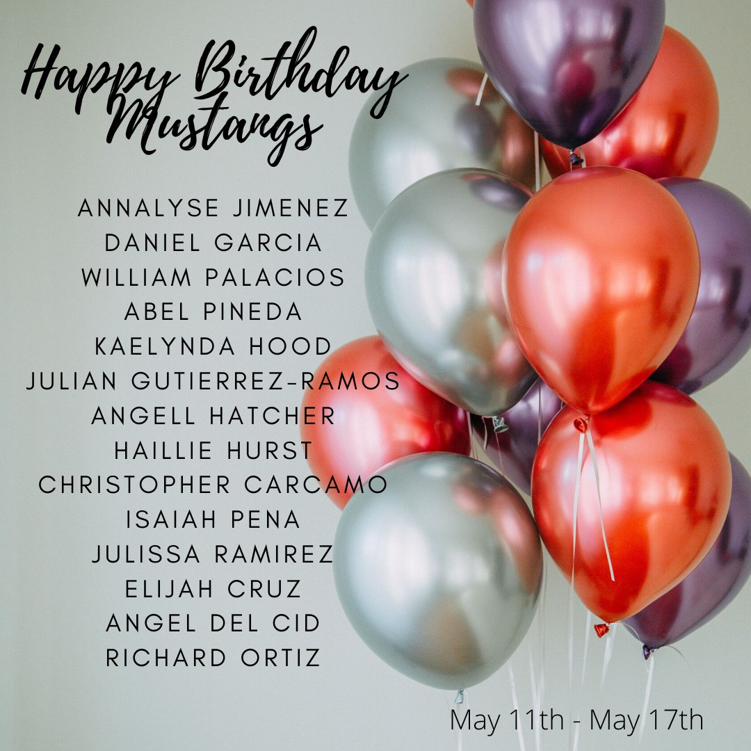 mission_jusd's tweet photo. Happy Birthday to our Mustangs with brithdays this week!  We miss you! #jusdshares https://t.co/DHegA6Ts5A
