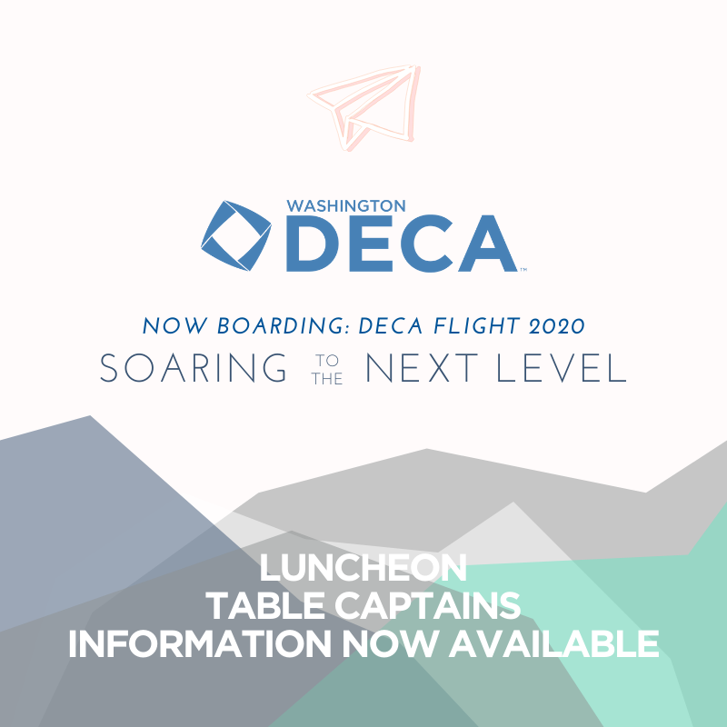 DECA_Washington's tweet photo. Enjoy exclusive benefits as a Table Captain! See https://t.co/WUd7ZeStOM. https://t.co/Qxu3MBTnB9