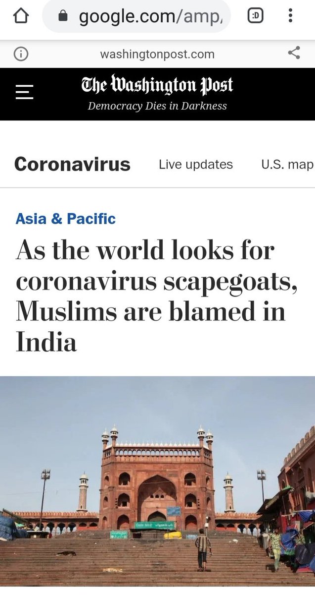 As the world looks for coronavirus scapegoats, Muslims are blamed in India - The Washington PostIt was already dangerous to be Muslim in India, then came the coronavirus - TIME