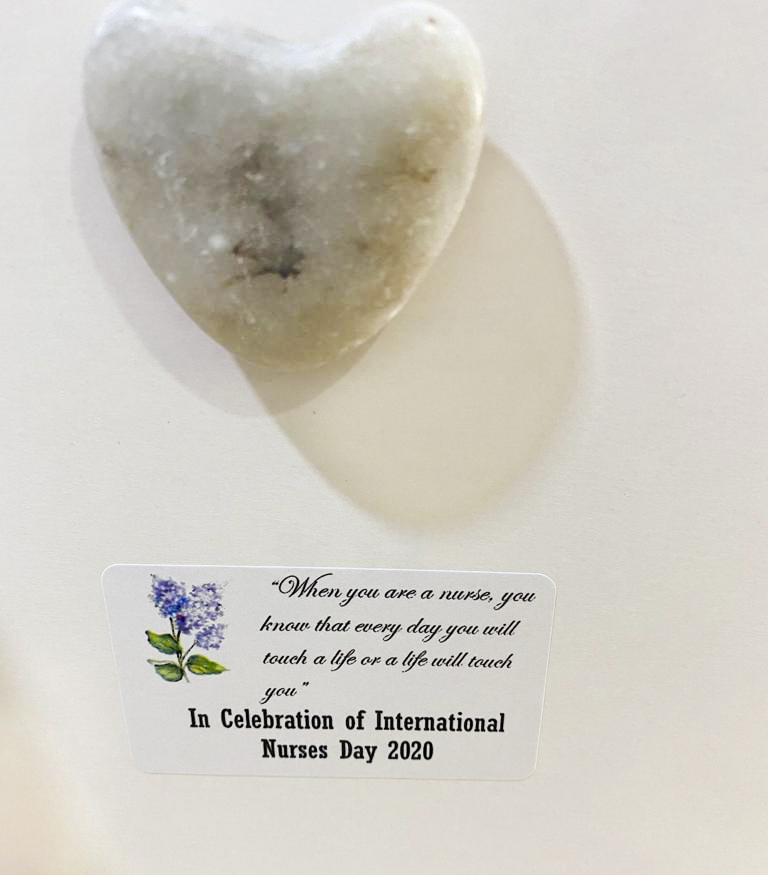 'When you are a nurse, you know that every day you will touch a life or a life will touch you.'

As part of our #InternationalNursingDay celebrations today, our nurses were treated to afternoon tea and each given a worry stone and card as a thank you for all their hard work 💜