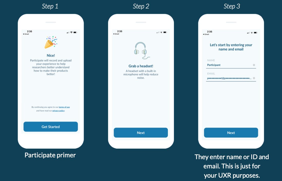 lookback's tweet photo. Just a few easy steps to make sure they are set up for a successful #RemoteUXR session https://t.co/zhNmkgVrXX