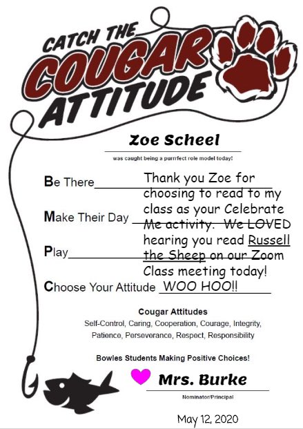 1st Grade Cougars tweet media