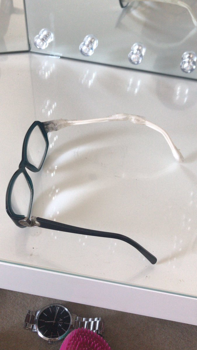gregmckay_95's tweet photo. Bethany (somehow) managed to lose her glasses, old ones have been repaired. https://t.co/wHHooo9qL3