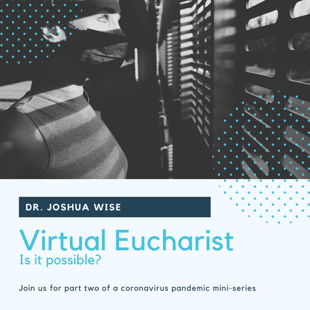 PriestPulse's tweet photo. You've seen discussion about remote and virtual communion during the #coronavirus pandemic. Consider the issue from an Incarnational, Trinitarian perspective with scholar &amp; author @JoshuaWWise in part 2 of our miniseries. Listen on your favorite app or https://t.co/5vQ3rt5no8 https://t.co/JMJIKA4lqM