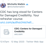 Oh hey I guess I missed that Michelle Malkin moved her column archives to The Unz Review, a very normal website.
