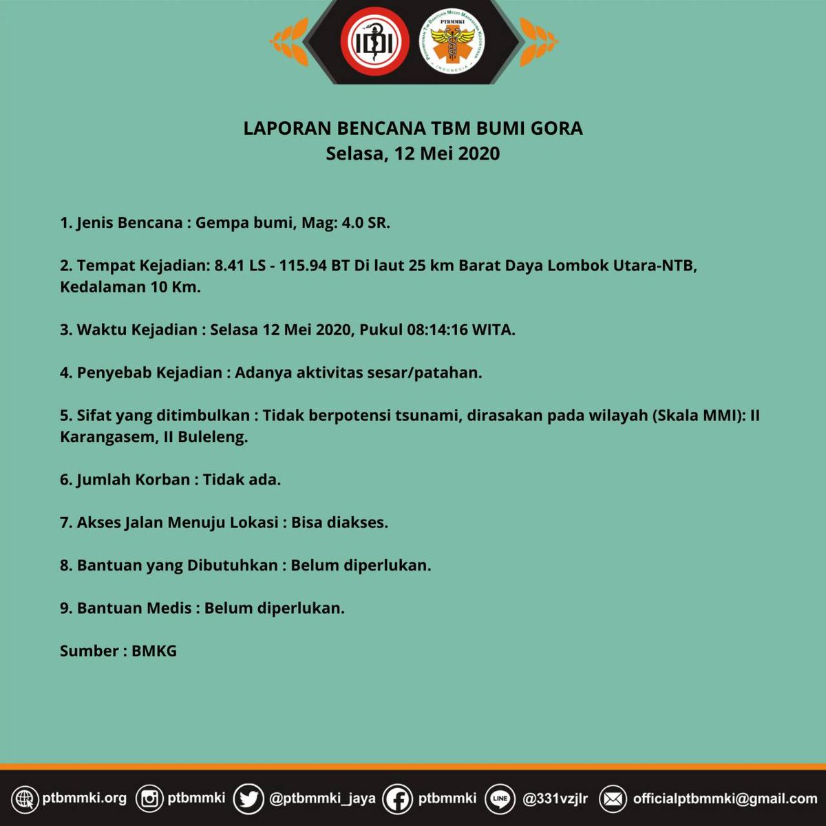 PTBMMKI_Jaya's tweet photo. Dengan Persaudaraan
Demi Kemanusiaan
Jayalah PTBMMKI!!! https://t.co/501IHd5swn