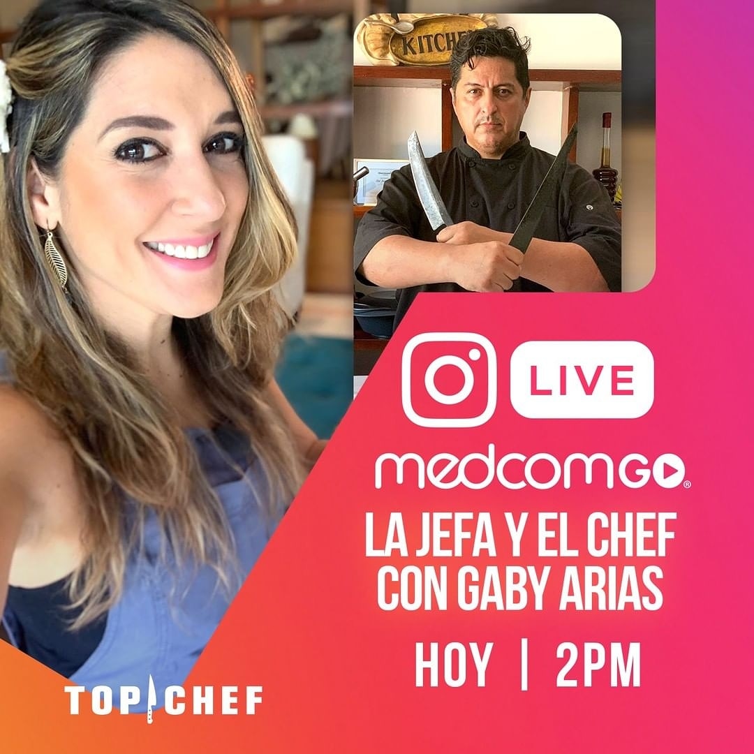 TopChefPa's tweet image. 👩‍🍳 HOY a las 2PM en un live desde @MedcomGo 📲 #LaJefaYElChef te presenta una nueva receta al mejor estilo de #TopChefPA 🔥 ¡No te lo pierdas!
