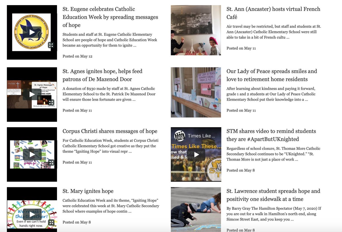 Have you taken a look at our Buzz Board recently? So many beautiful examples of #HopeinHWCDSB thanks to the wonderful staff, students and families across our system. 💙🧡

Read about them here: hwcdsb.ca