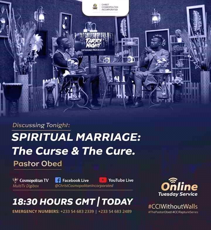 DhiceGhla's tweet photo. TONIGHT we are on Part 3 of the highly anticipated teaching on SPIRITUAL MARRIAGE. Something you’ve never heard before is being revealed tonight.
Get ready for it &amp; invite someone
Pastor Obed will be giving great insight at 6:30PM
#ThePastorObed
#TarryNightSeries
#CCIWithoutWalls https://t.co/E8jxo1JgdP