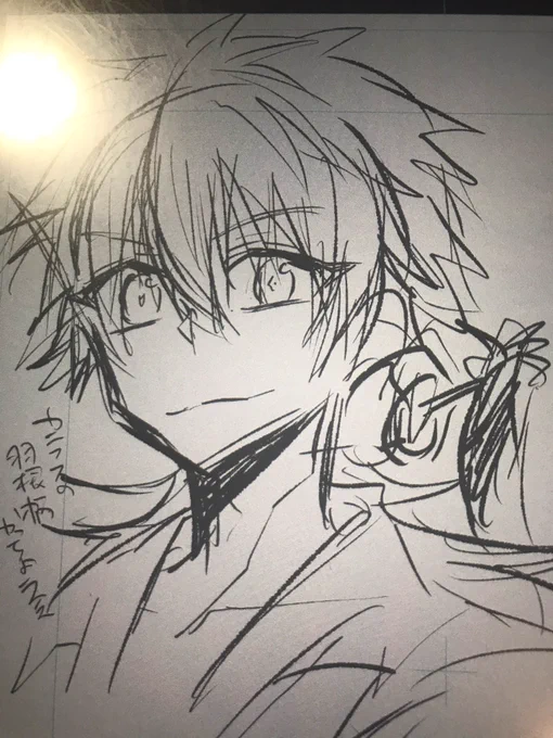 分かってはいたが、キミ、髪の毛難しいな…!(ジェも未だに髪の毛描けない 