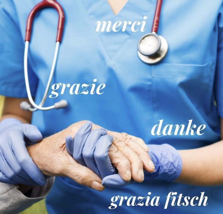 EmbSuizaPeru's tweet photo. Para el Día Internacional de las Enfermeras, nos gustaría celebrar a las personas de primera línea en el Perú 🇵🇪 en Suiza🇨🇭y todo el mundo 🌎 que trabajan incansablemente en la lucha contra Covid-19.  Gracias! #COVID19 #diainternacionaldelaenfermeria  @Minsa_Peru @victorzamora https://t.co/xqlhSXrCng