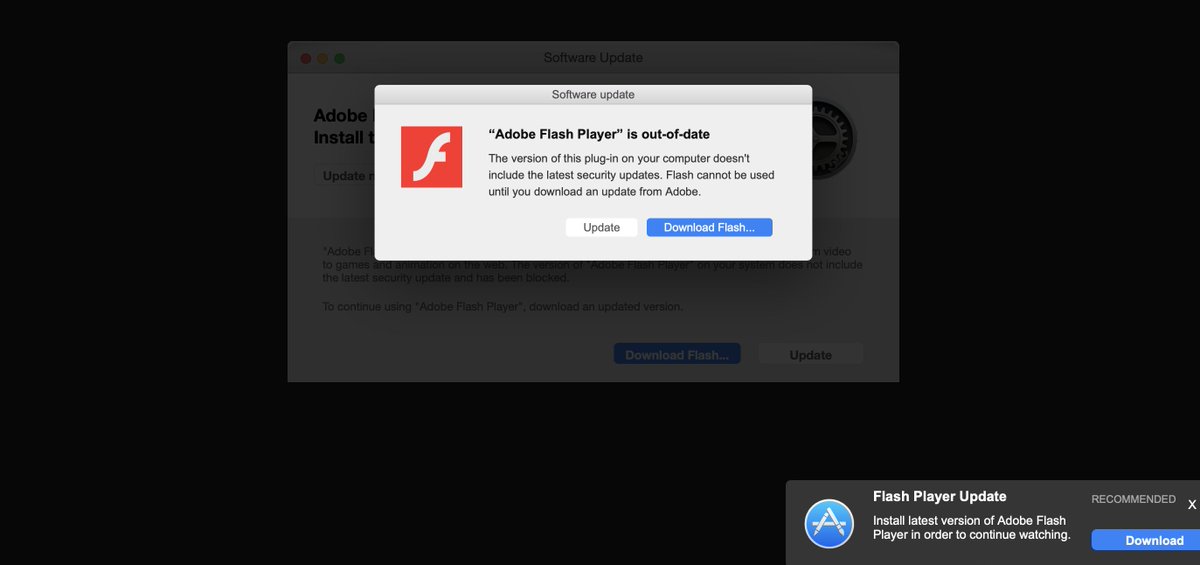 joshcamson's tweet photo. @lifehacker Seems to be an issue with your site? From two different computers using Safari I get blasted with links to download Adobe every time I load the page. Only happens on Lifehacker and no other site. https://t.co/6sDdRAX6jt