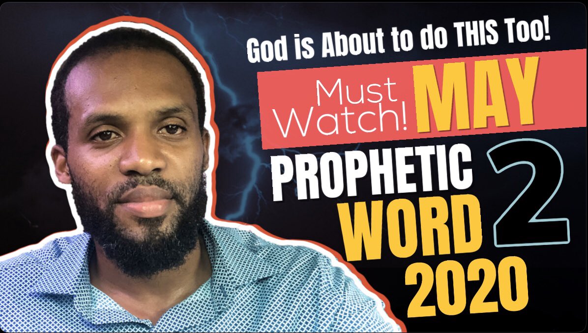 radicalchris's tweet photo. Pt. 2 of May 2020 Prophetic Word Out Now! Take a listen, You’ll be glad you did, because the Lord is about to do THIS too! 👉🏽 https://t.co/3vO3OPTwK0 Watch Subscribe &amp; Share. Every Blessing &amp; Shalom. #ProphetChris https://t.co/q8VZI6bU4N