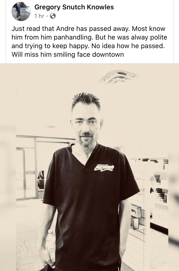 theBoroPtbo's tweet photo. Rest In Peace, Andre 😢 https://t.co/JJGMAk7hDu