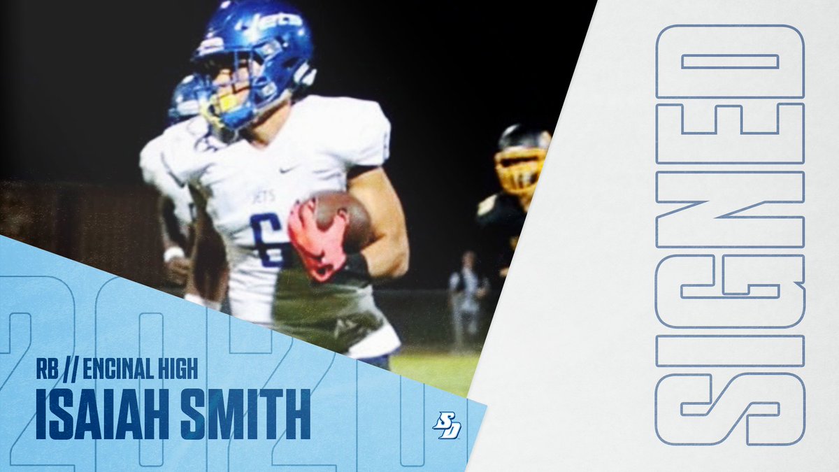 Another RB representing the Bay Area

Welcome Isaiah Smith!

#GoToreros  |  📝 bit.ly/2WSTbUv